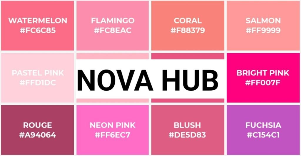 The Ultimate Guide to Shades of Pink