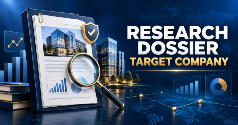 Research Dossier for Target Company: Full M&A Intelligence Guide