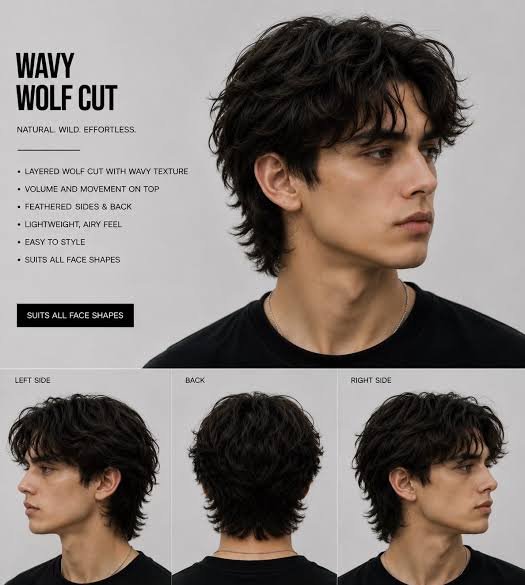 Wolf Cut Men: Best Styles, Hair Types & Barber Guide